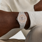 Arabic Numerals Moissanite Watch