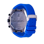 Ap Blue Strap Moissanite Watch