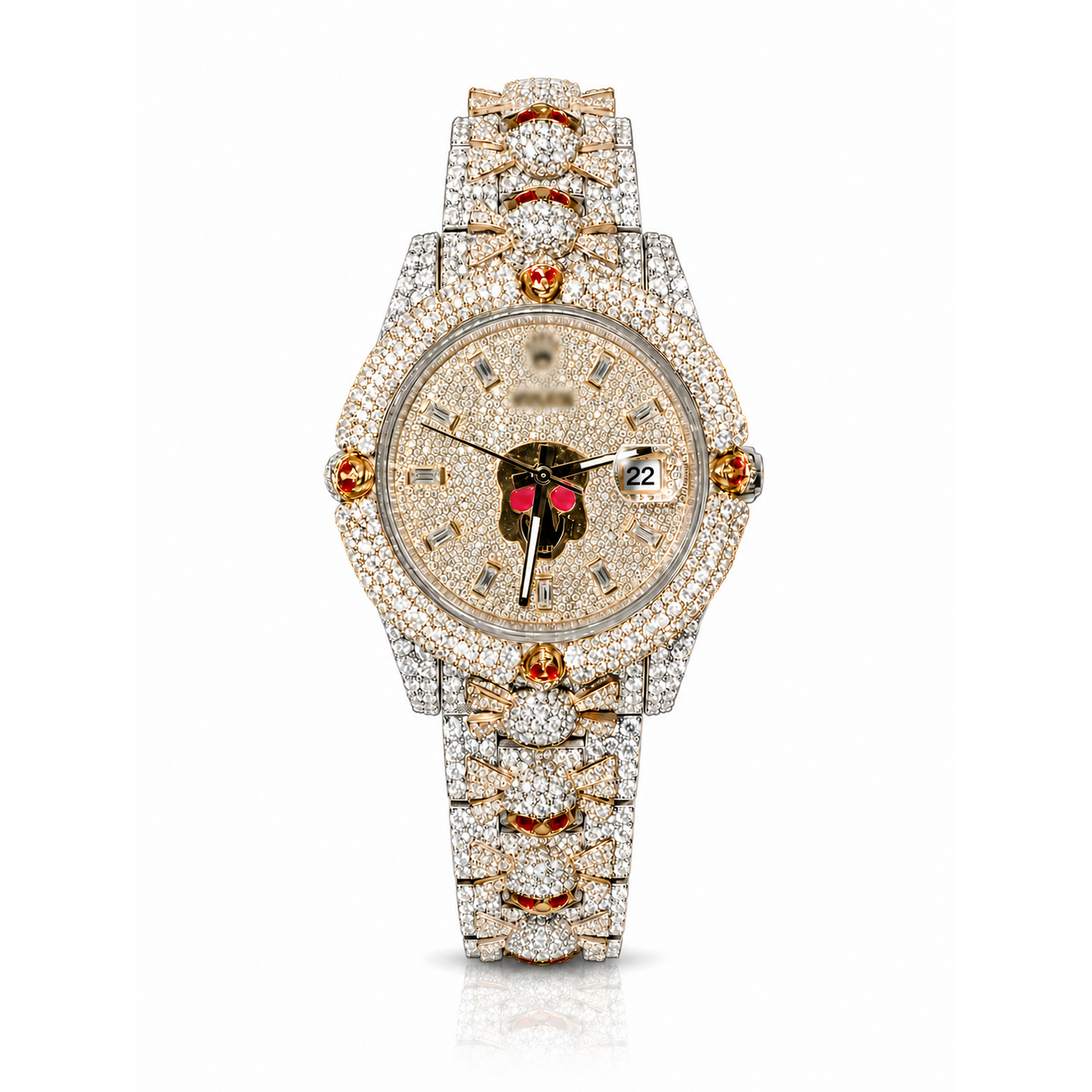 Skull Moissanite Watch