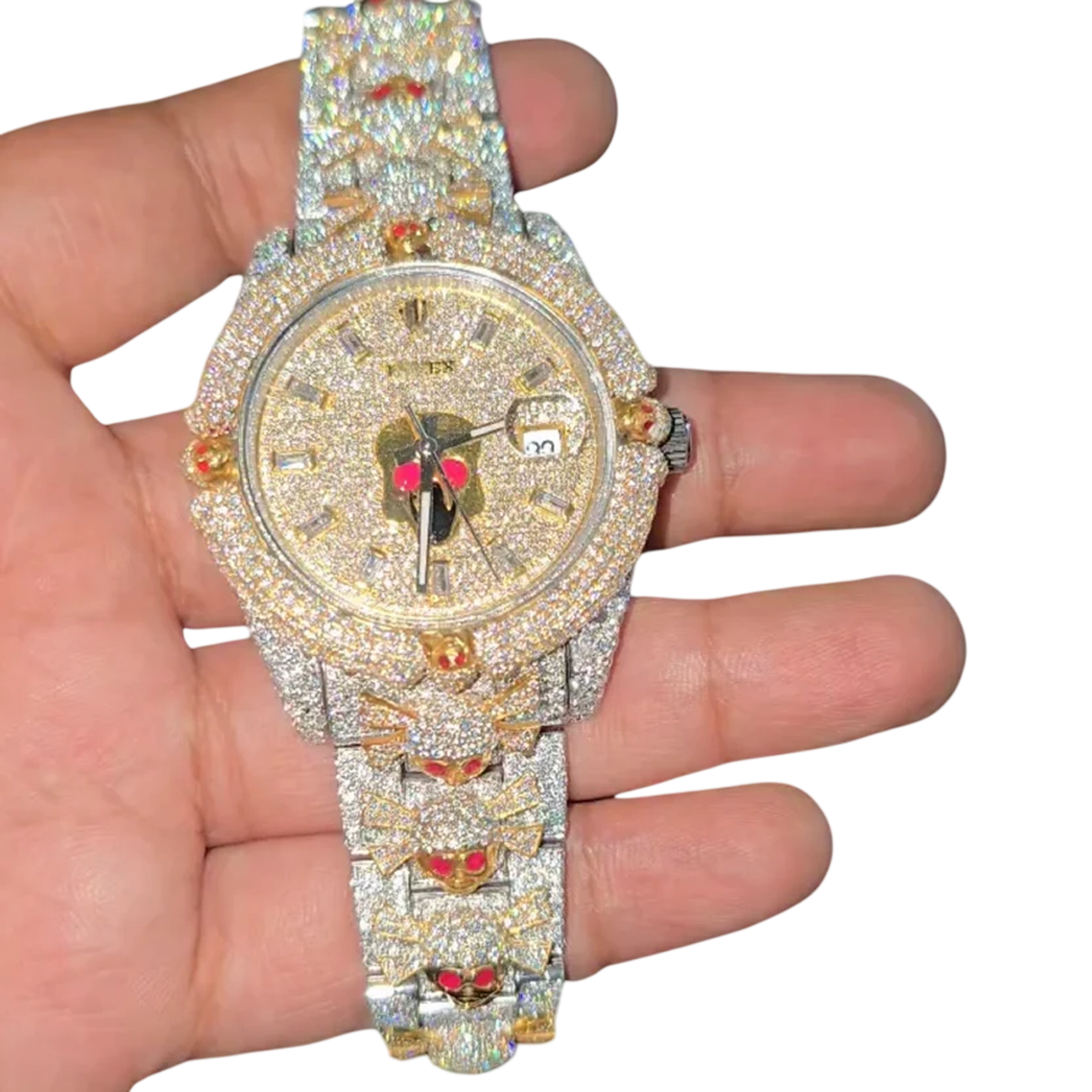 Skull Moissanite Watch