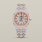 Rose Gold Moissanite Watch