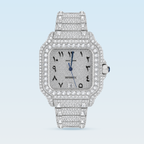 Arabic Numerals Moissanite Watch