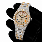 Arabic Numerals Moissanite Watch