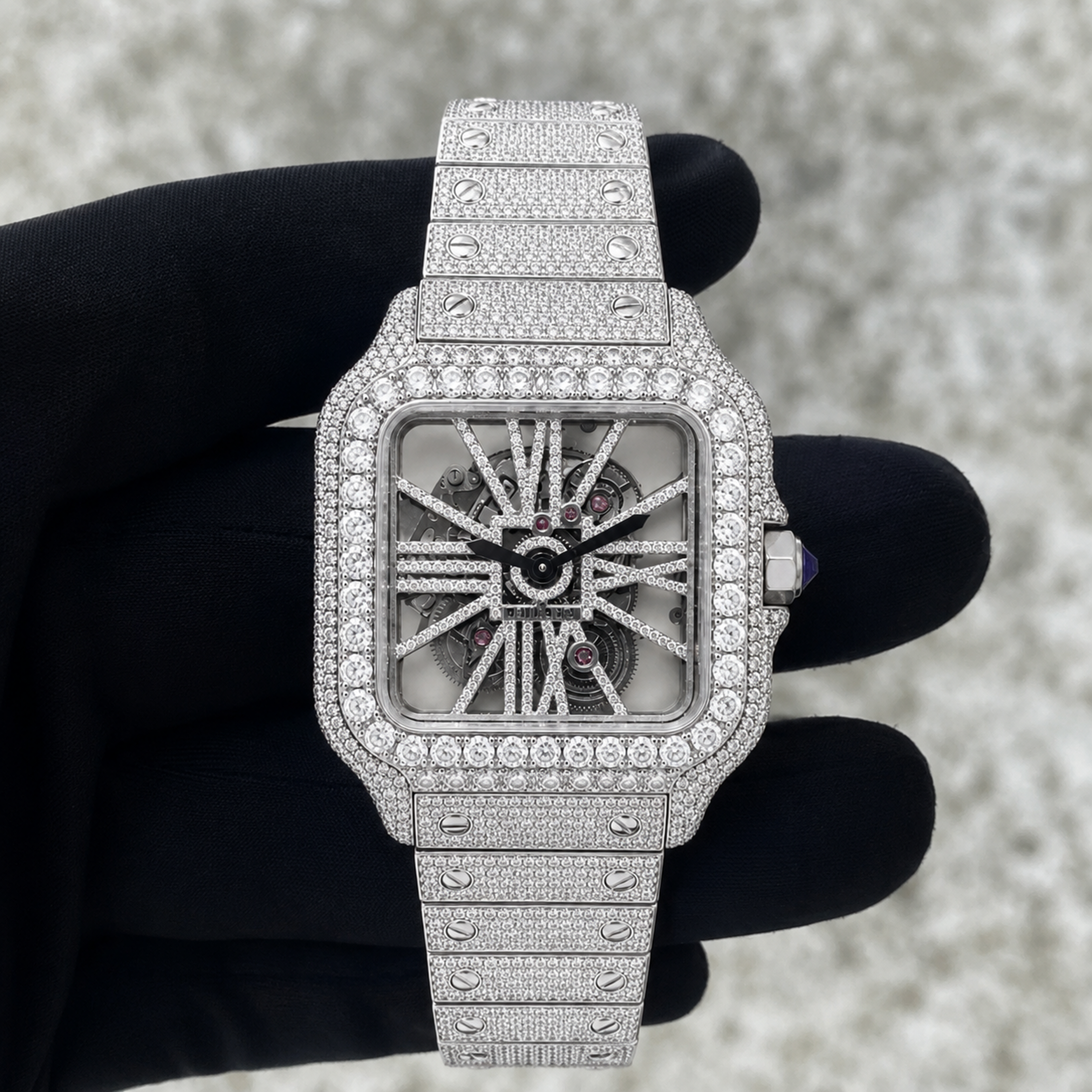 Skeleton Diamond Watch