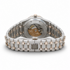 Two Tone Arabic Numerals Moissanite Watch