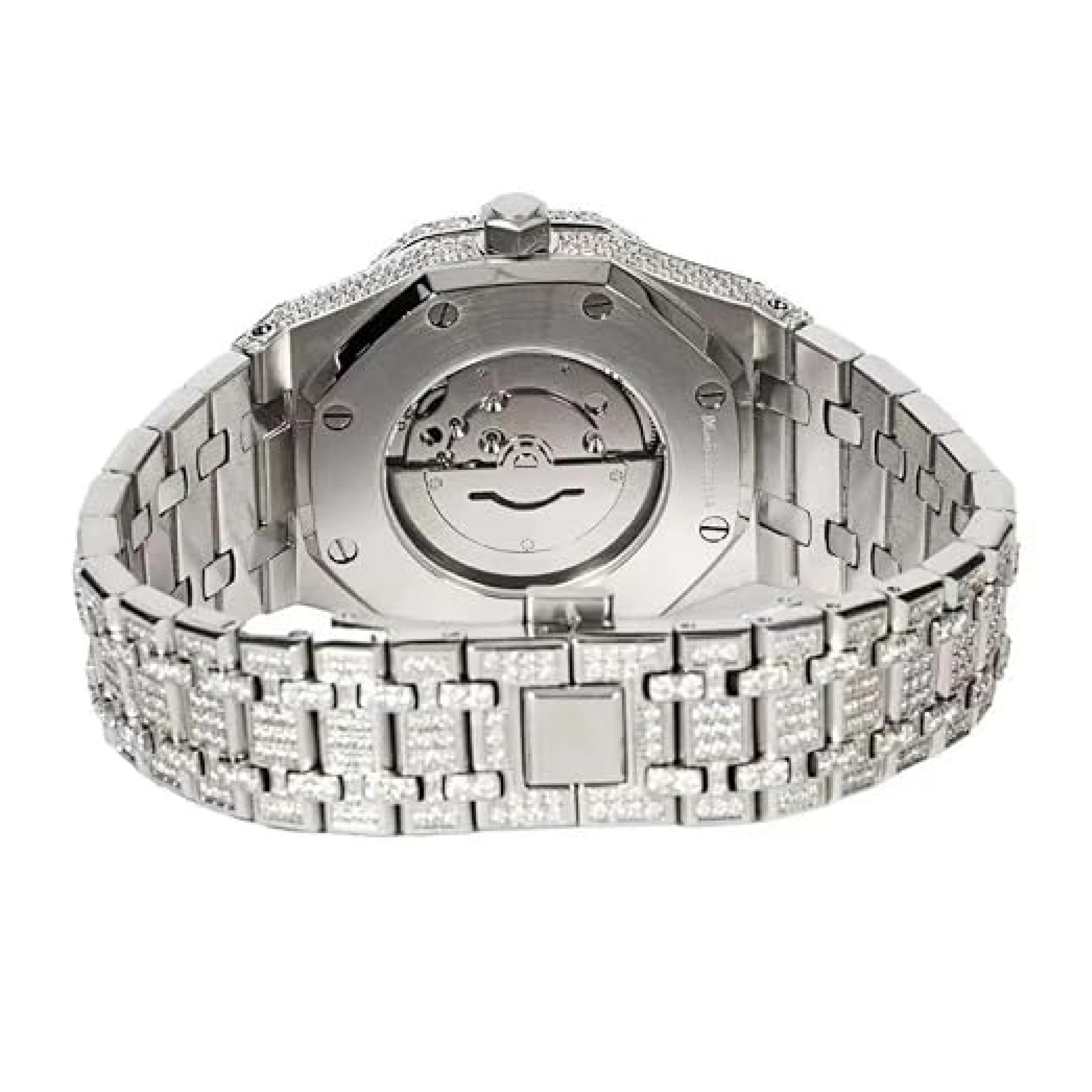 Skeleton Moissanite Watch