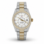 Two Tone Moissanite Watch