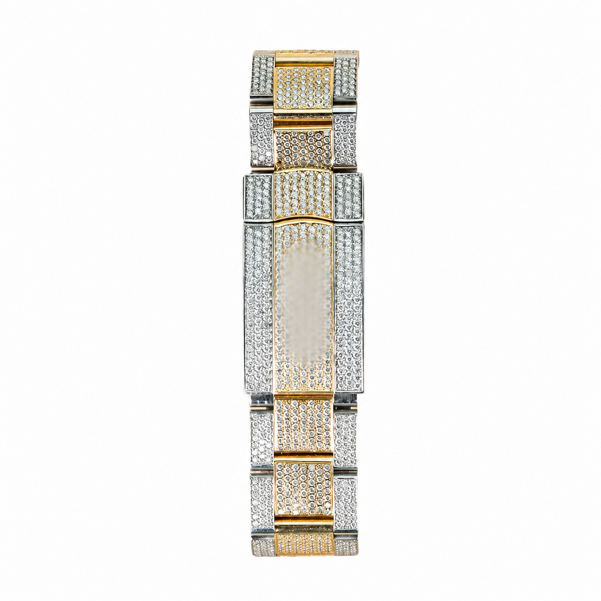 Two Tone Moissanite Watch